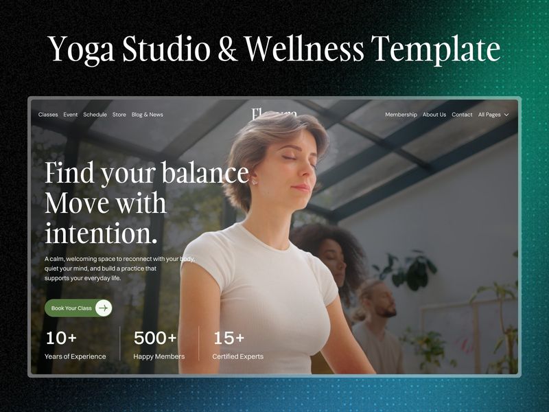 Flowraa · Yoga Studio & Wellness Template