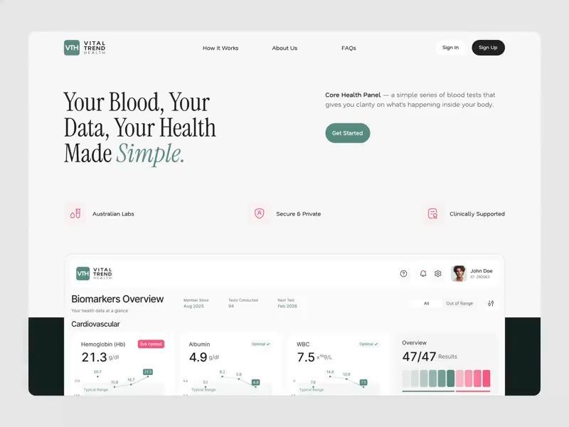 Vital Trend Health | Healthcare website