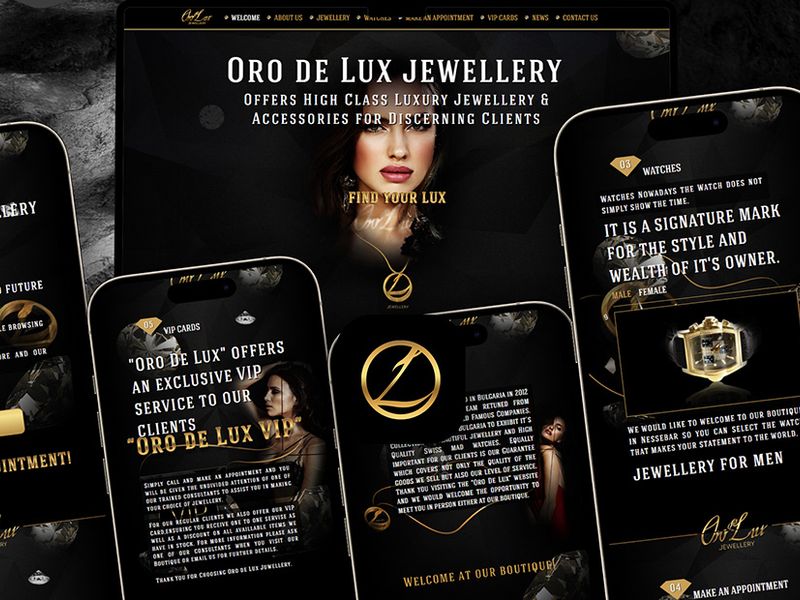 Oro de Lux Jewellery — High Class Luxury Jewellery