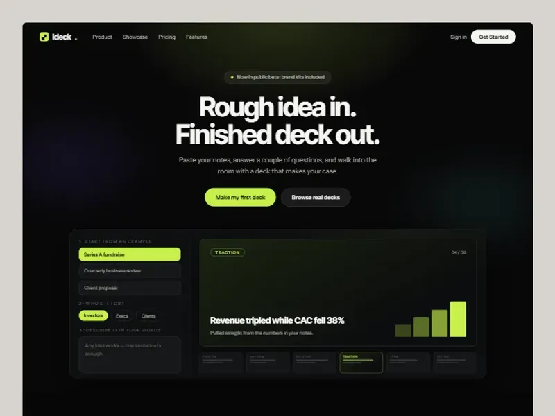 Ideck by zafre media - Uncategorized design asset by webflow