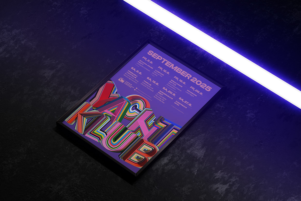 YACHT KLUB: Typographic Metamorphosis. Image 2