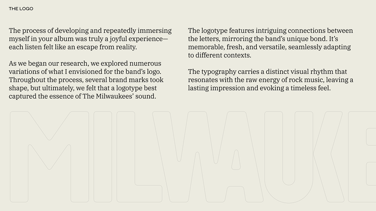 The Milwaukees — Visual Identity Image 2