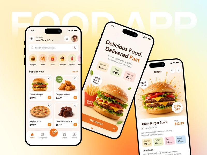 Fast Food Order E-commerce App Design