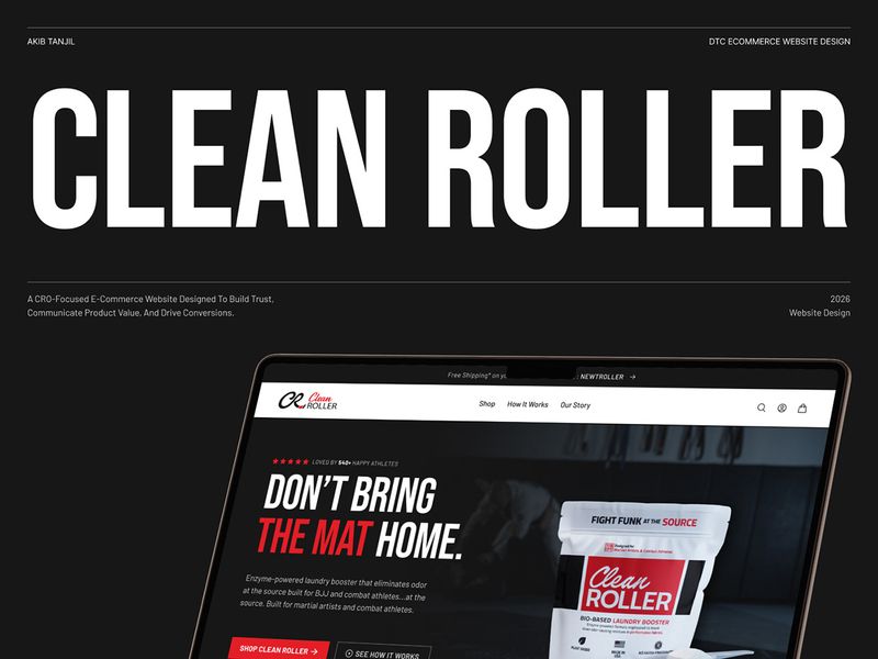 Clean Roller — DTC Laundry Brand Ecommerce Store
