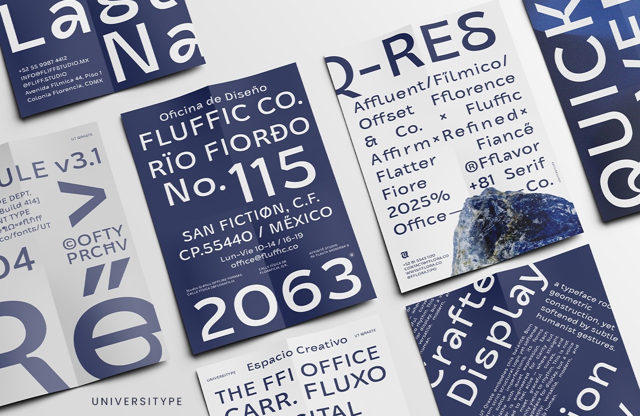 UT Qraste: A Versatile Display Font Image 1