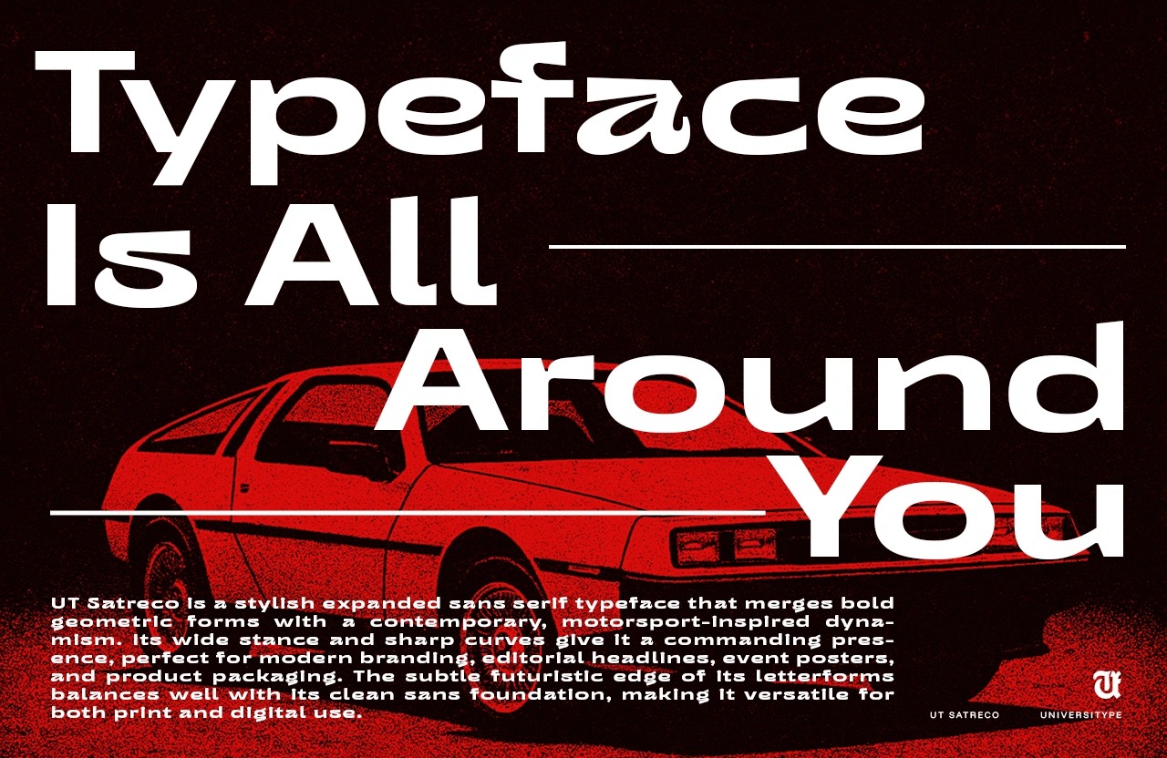 UT Satreco - A Stylish Expanded Sans Image 3