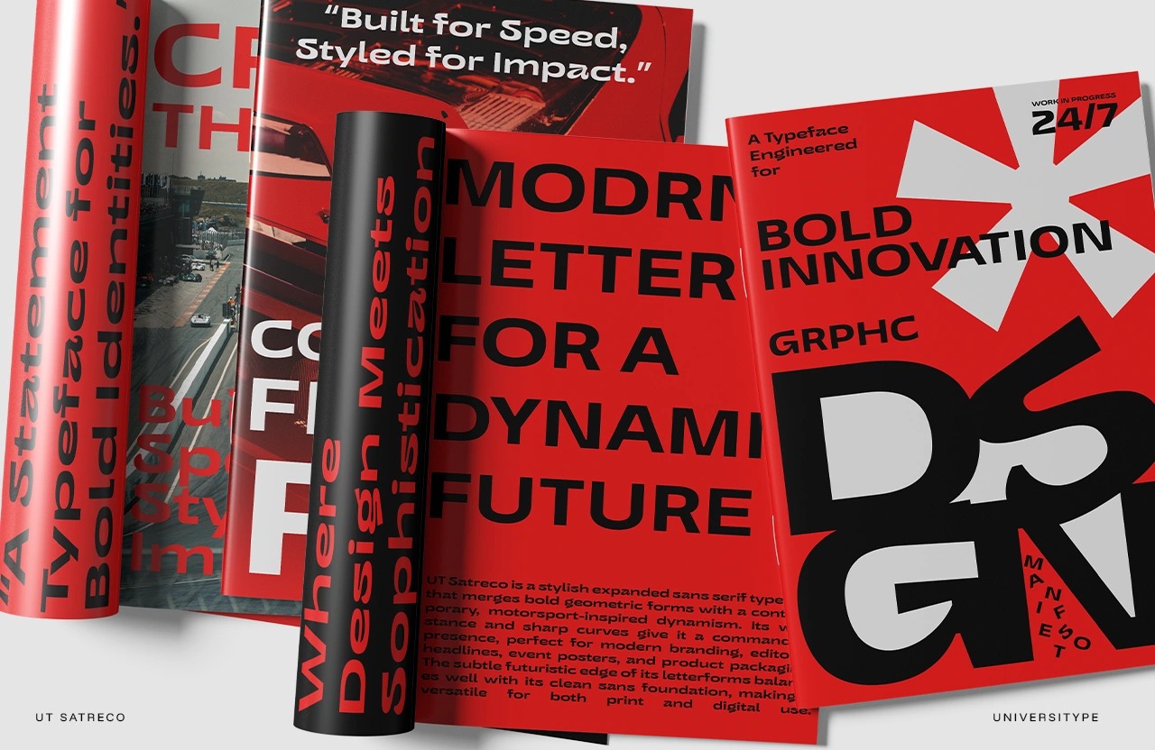 UT Satreco - A Stylish Expanded Sans Image 4
