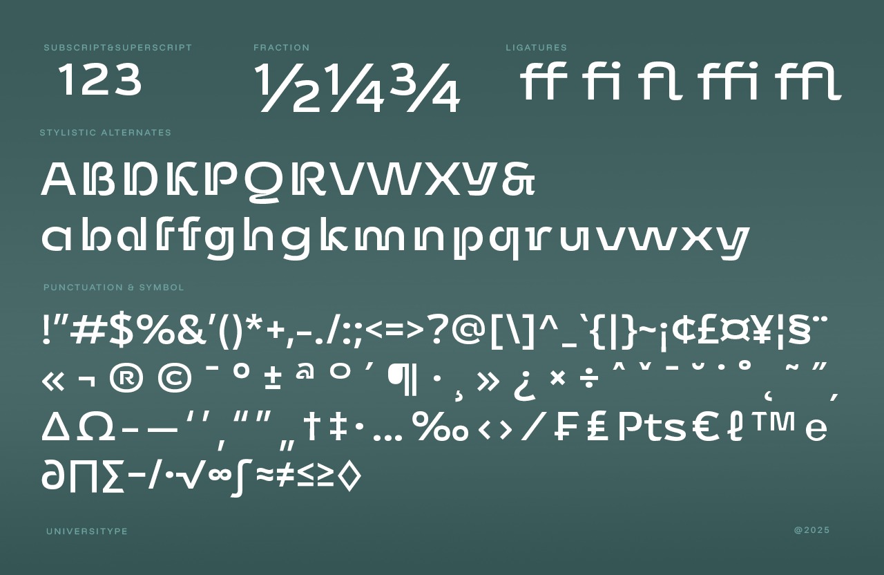 UT Solah Sans - Soft Geometry With Spiritual Breath Image 5