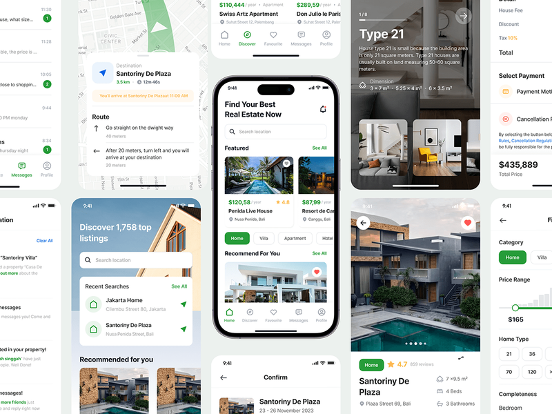 HomeQu - Real Estate Mobile App UI Kit