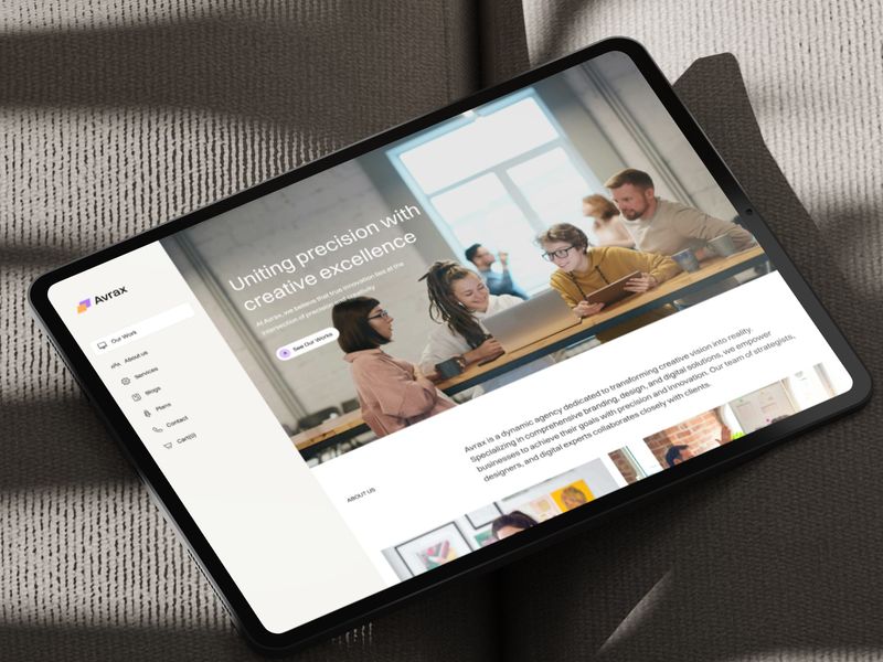 Avrax - Portfolio & Agency Website