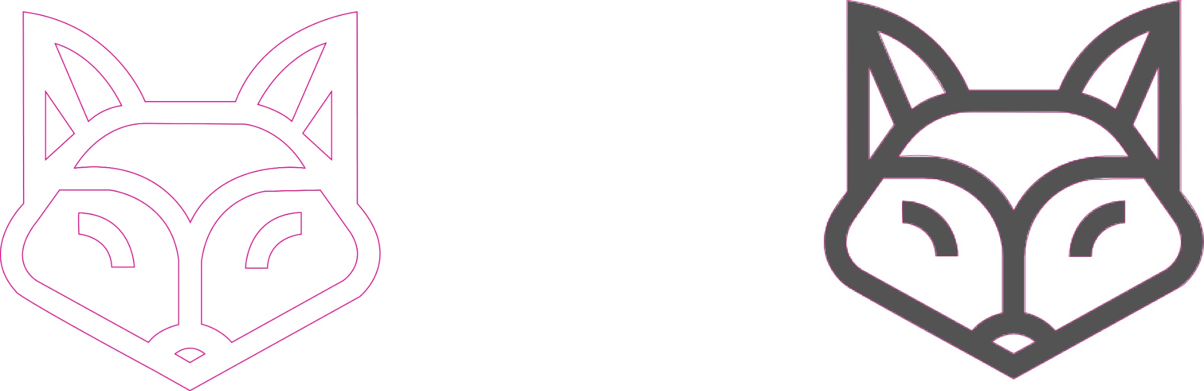 Geometrical Fox Illustrator Design