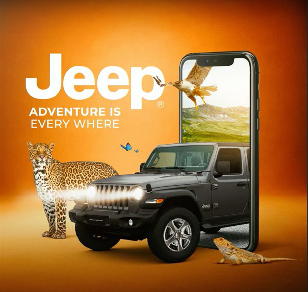 Adventure Is Everywhere — Conceptual Jeep Advertisement