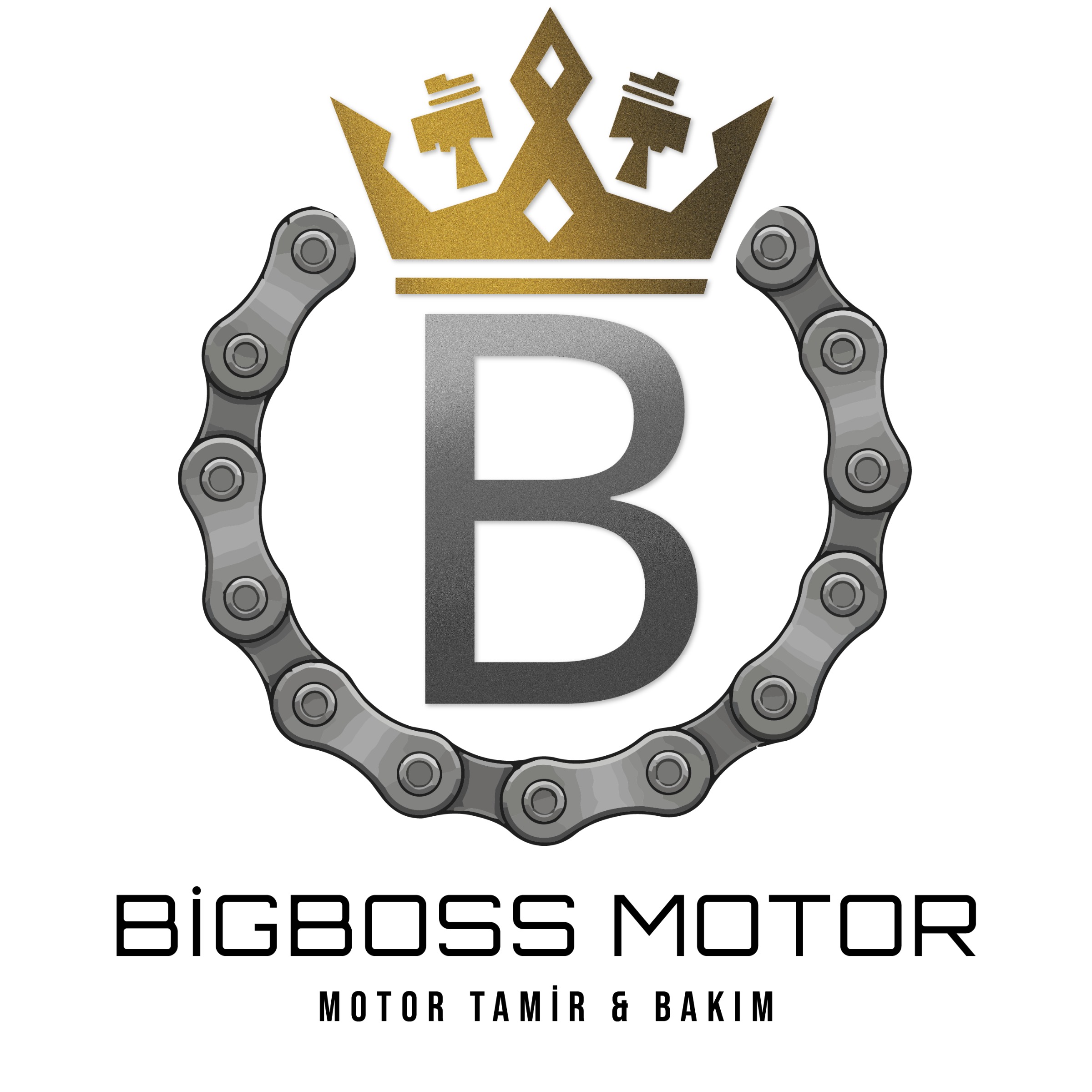 BigBoss Motor | Motorcycle Repair & Maintenance Logo Design Image 1