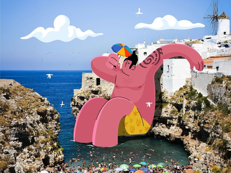 Mixed Media Illustration - Photo Mashup