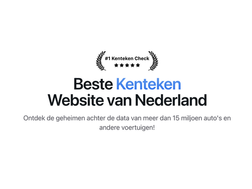 De meest uitgebreide GRATIS kentekencheck van Nederland!