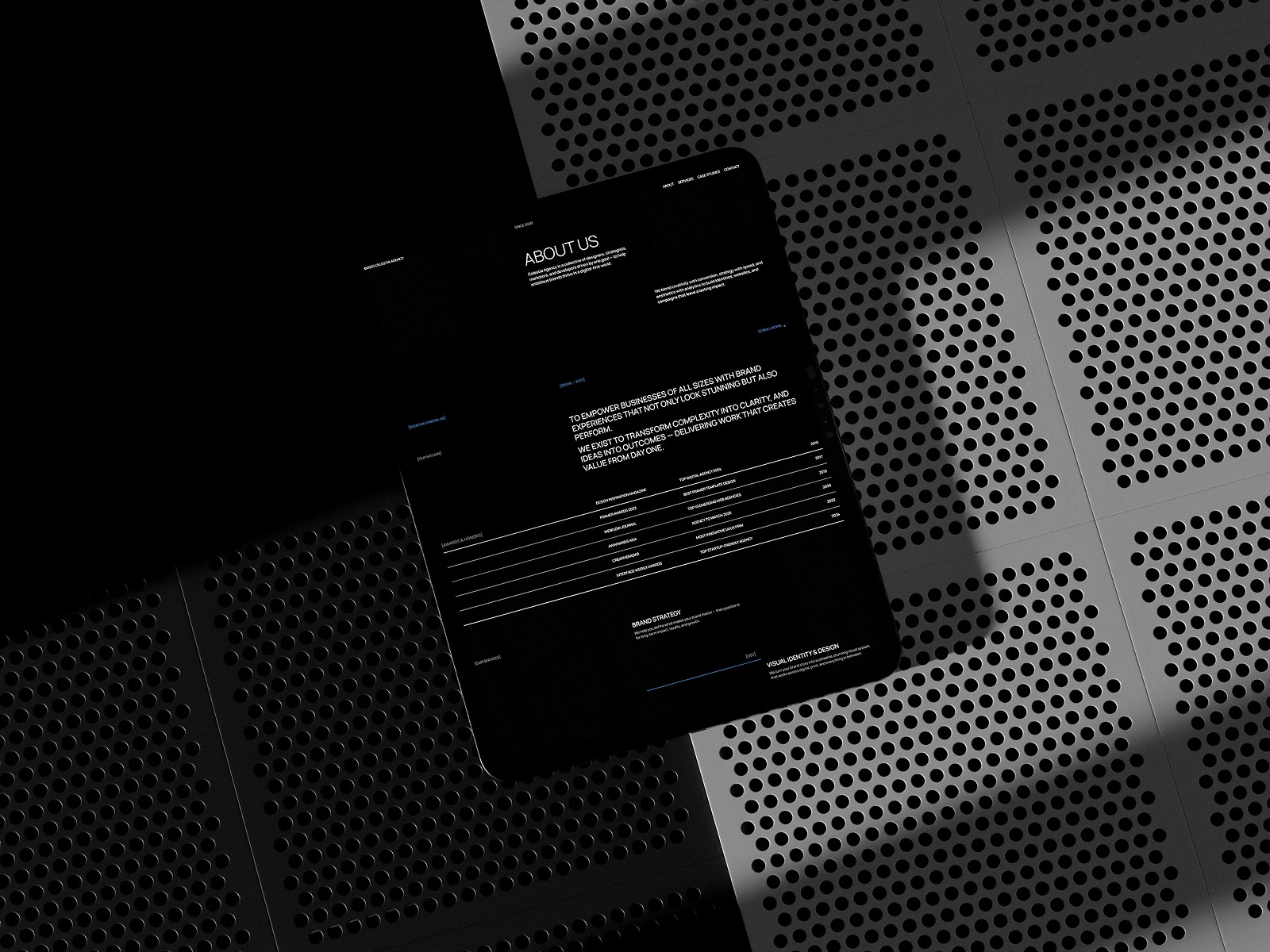 Celestia — A Bold Agency Website Template Image 0