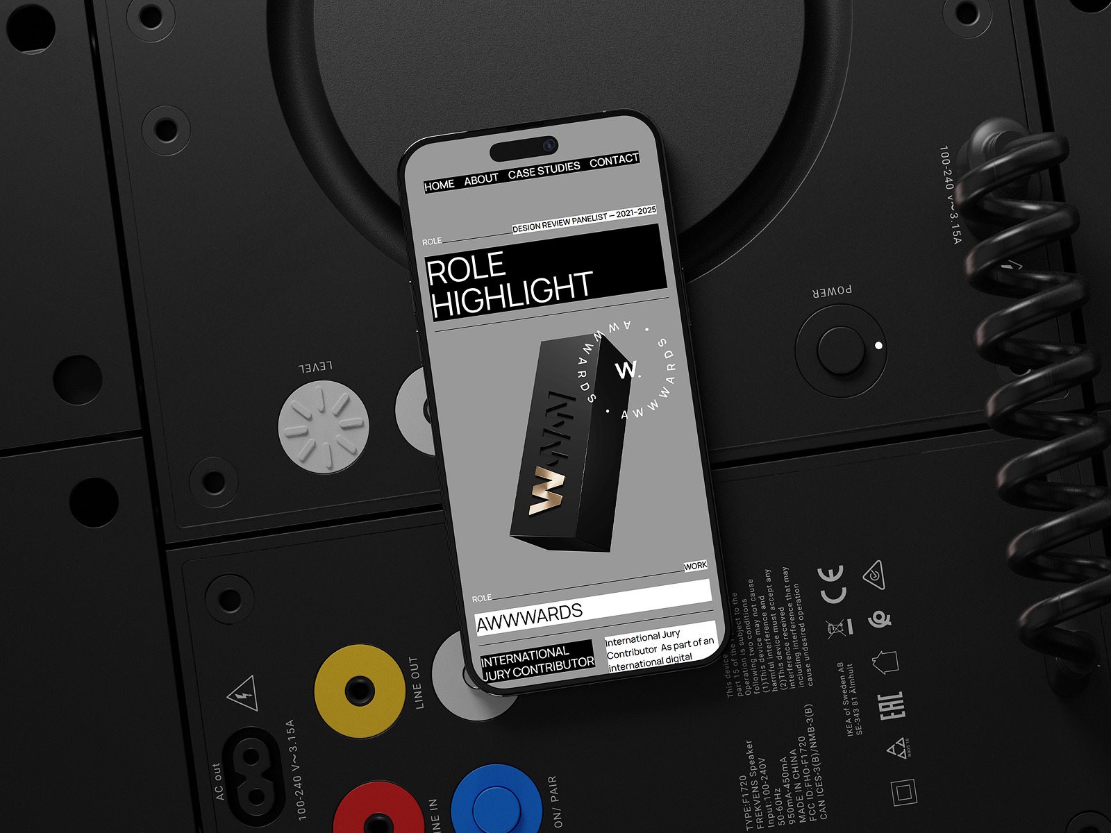 Aerin — A Motion-Driven Portfolio Template Image 1