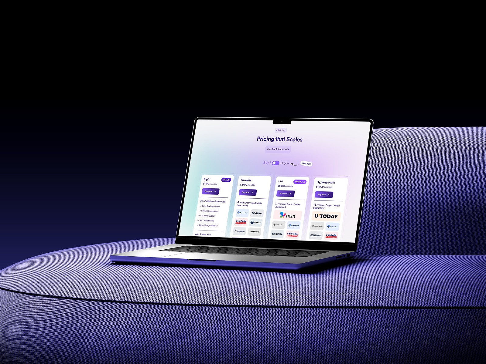 DOT Newswire: Framer Landing Page Design and Development Image 1