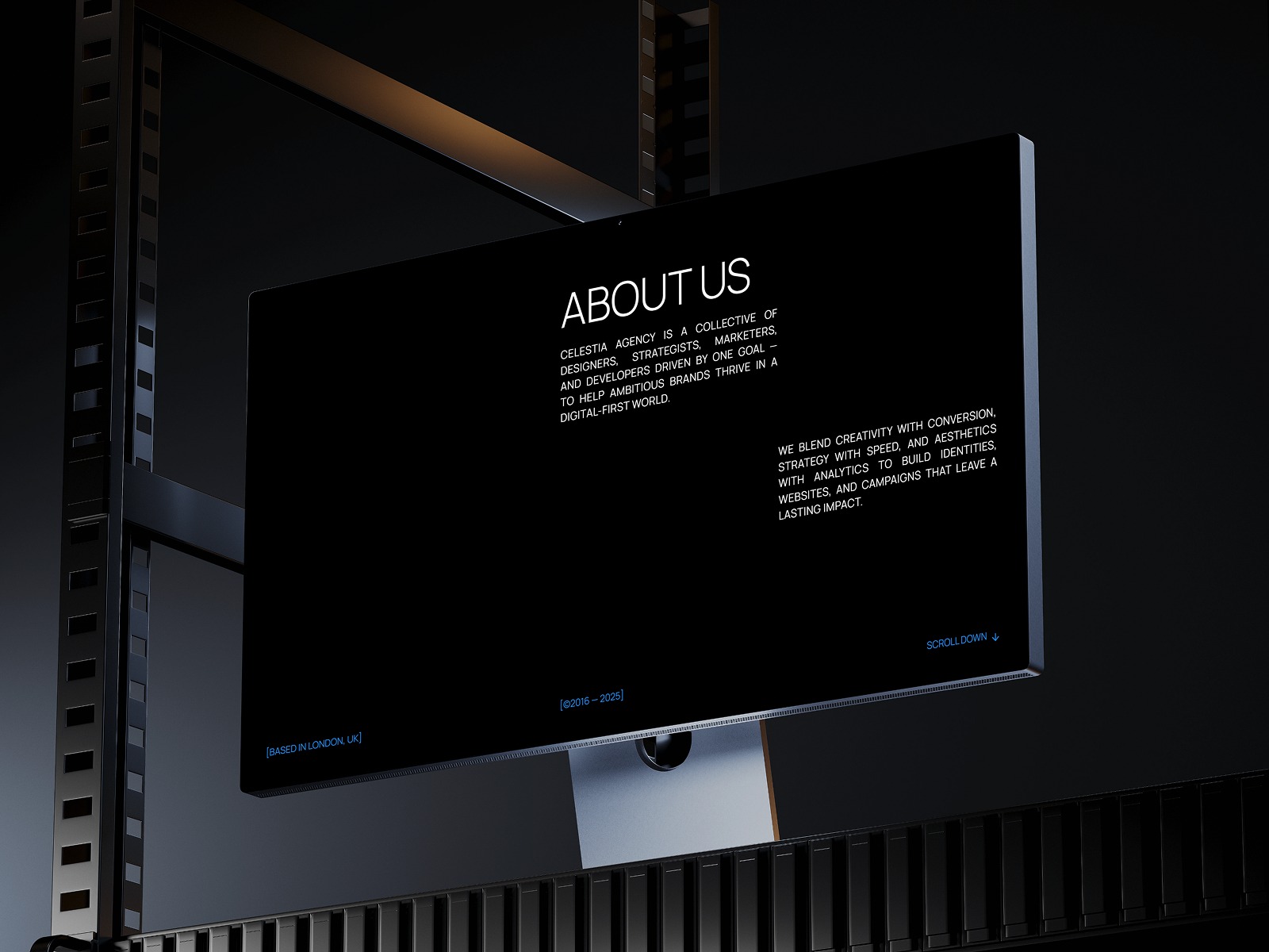 Celestia - A Bold Agency Framer Template Image 0