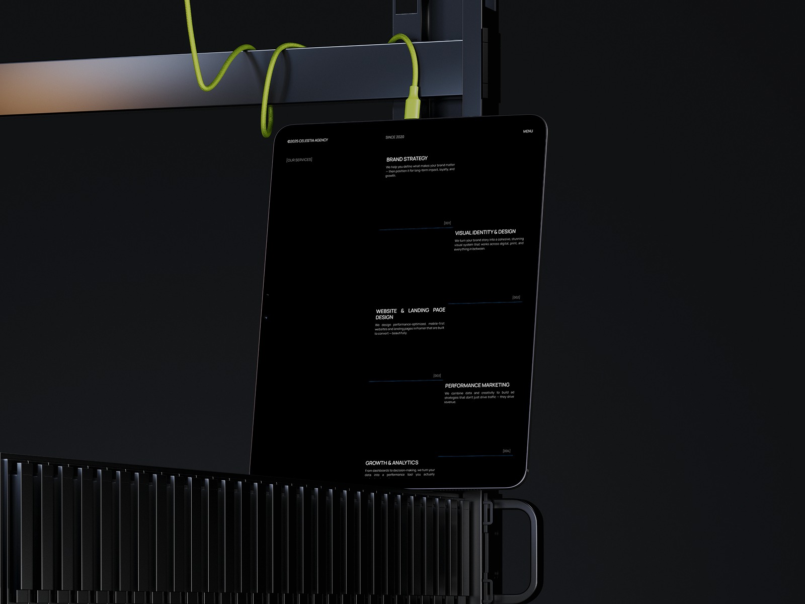 Celestia - A Bold Agency Framer Template Image 2