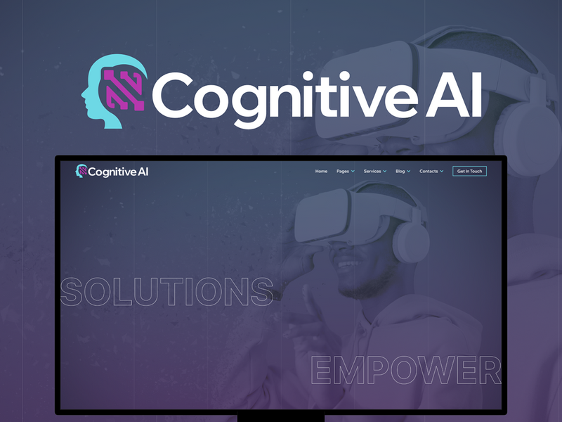 Artificial Intelligence Agency Website UI/UX Design