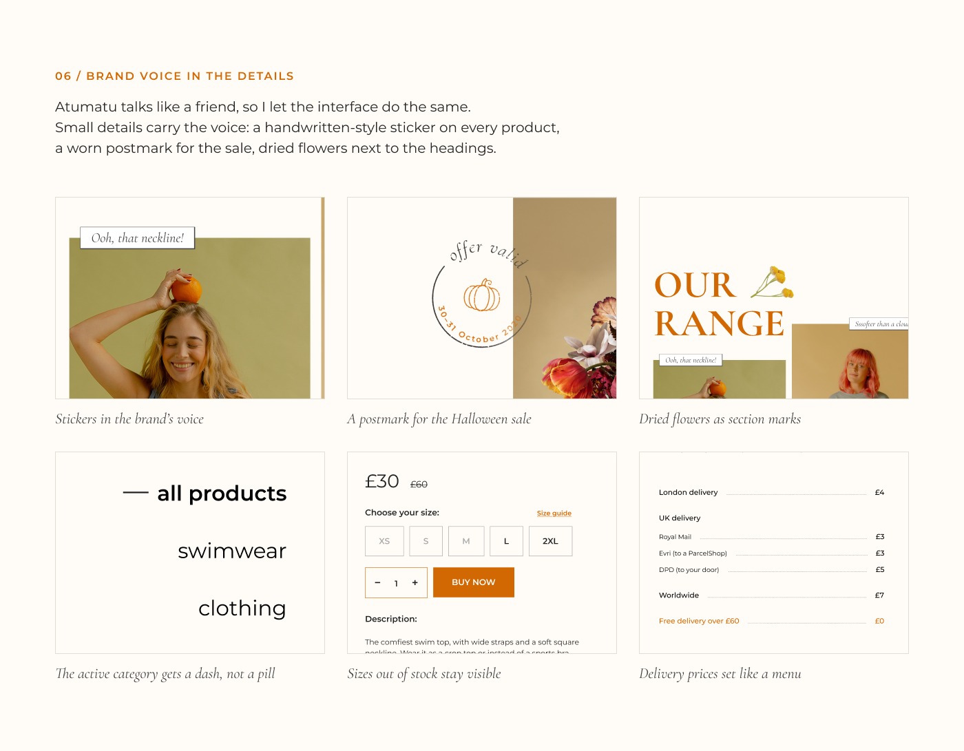Atumatu — Landing Page for a Swimwear Brand Image 8
