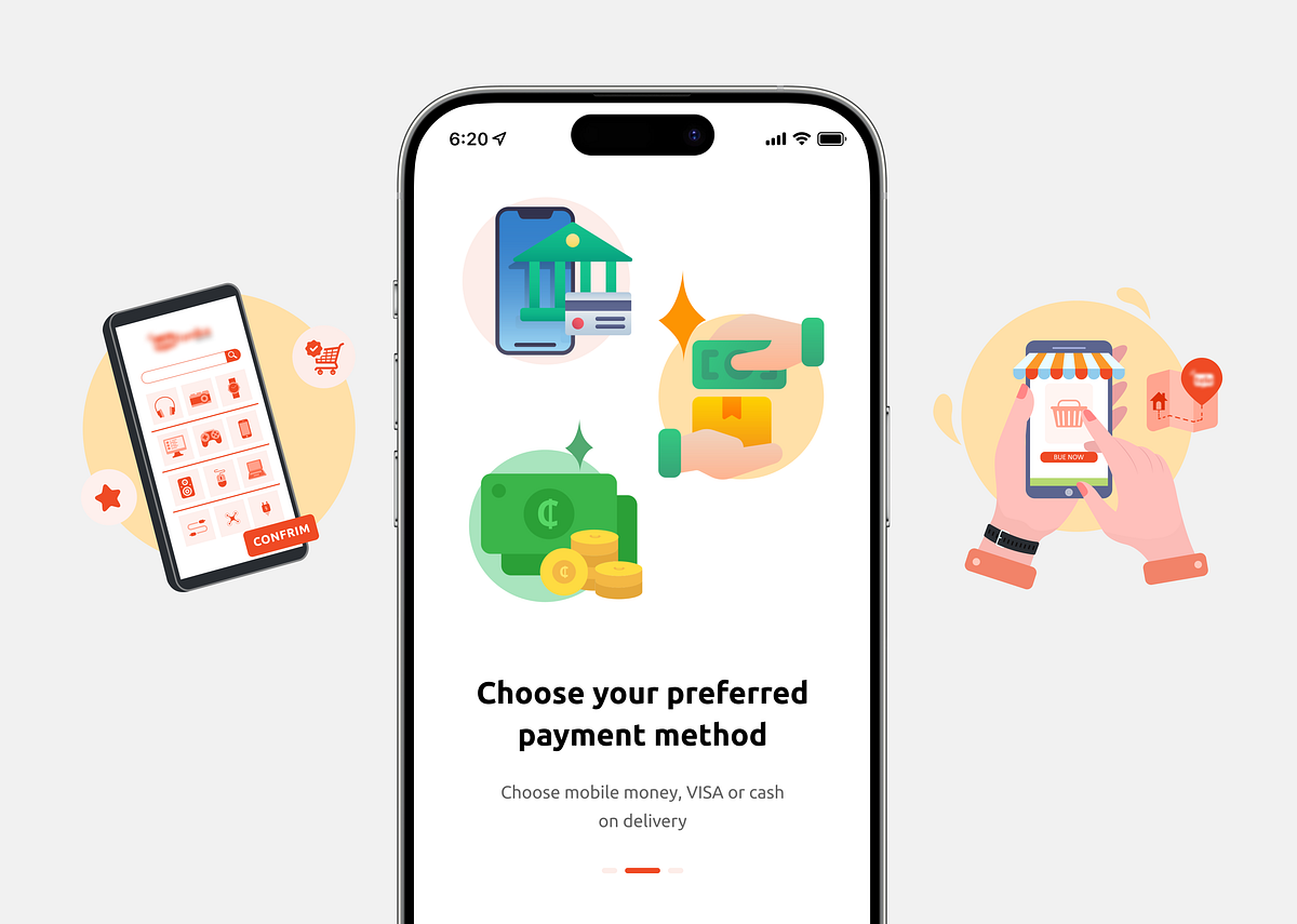Telifonika - E-commerce App Onboarding Illustration Image 1