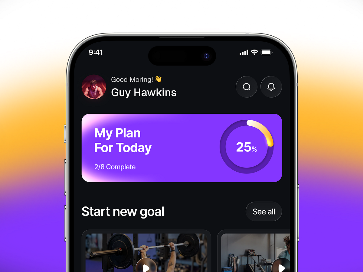Fitness tracker app | Gym app  Image 1