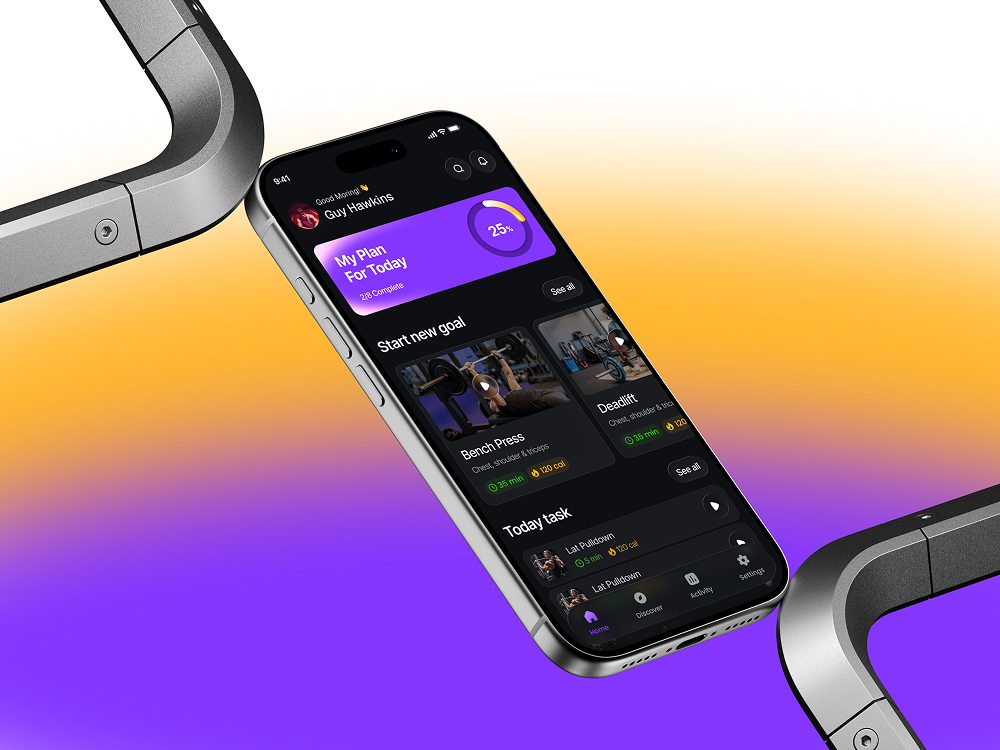 Fitness tracker app | Gym app  Image 3