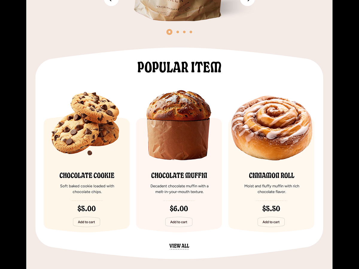 Crumbo Bakery – Artisan Bread & Pastry Landing Page Design Image 1