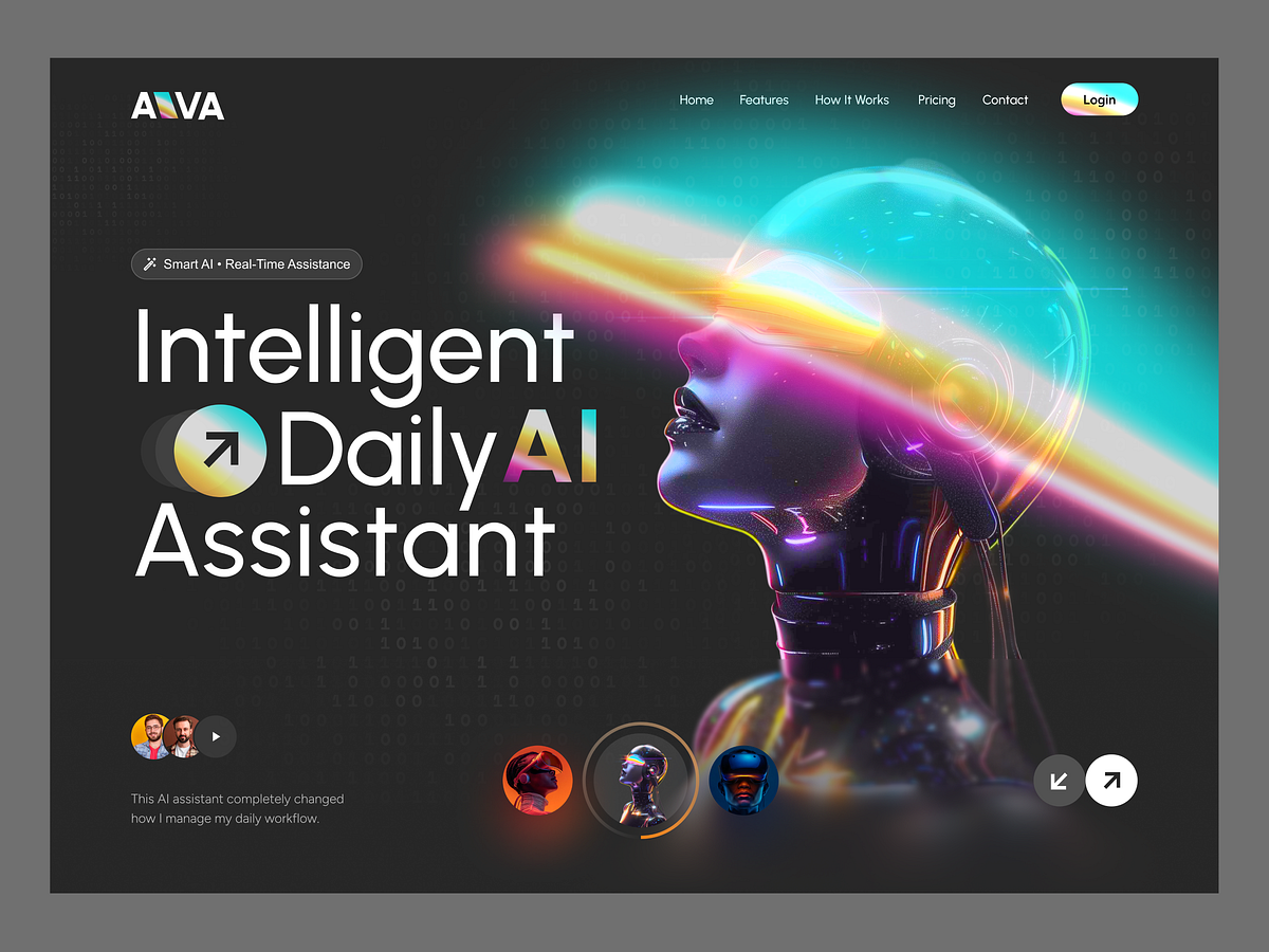 AI real time assistant UI