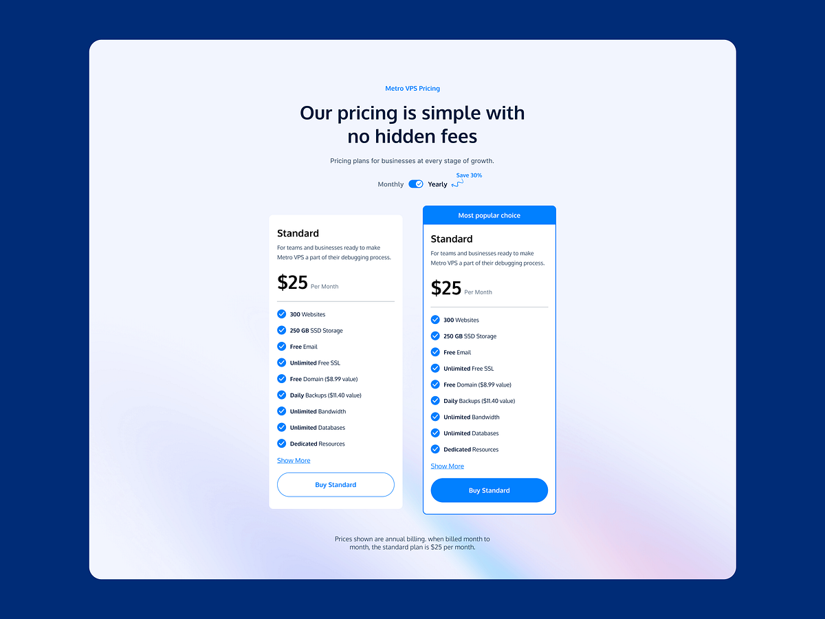 Modern Cloud Hosting SaaS Website UI Design Image 4