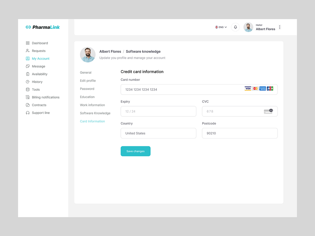 Payment Settings Dashboard Image 0