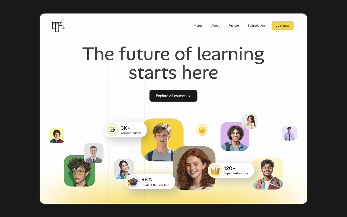 EduVista – Mobile Hero UI | EdTech App Image 2