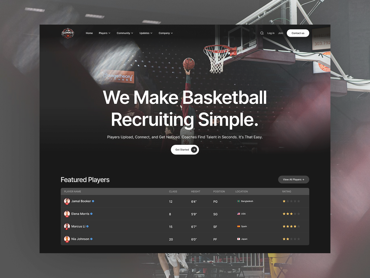 Summit Recruiting Basketball Talent Discovery Platform Image 0
