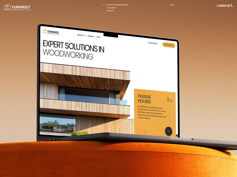 Branding & Webflow Website Design for Construction