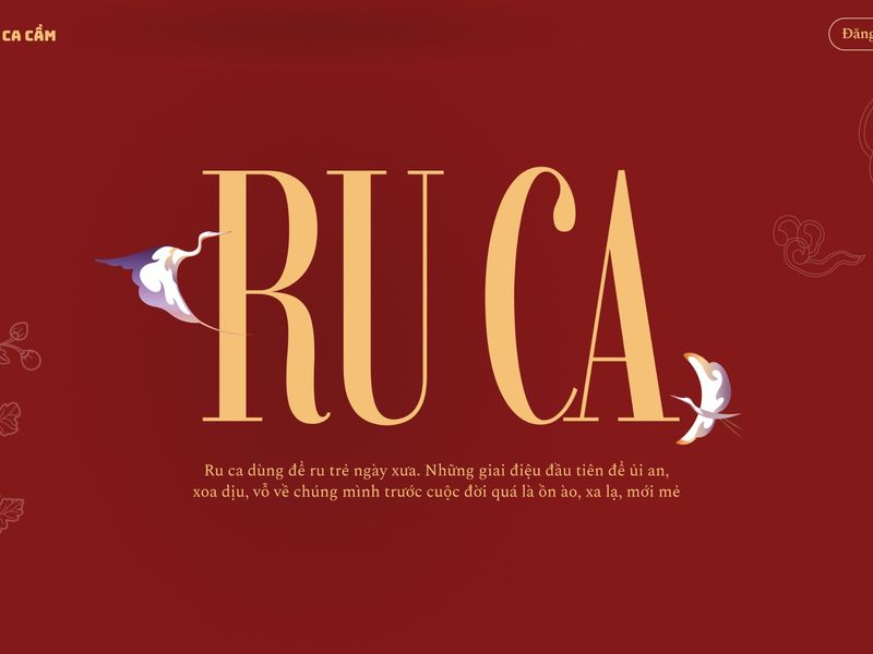 Ru Ca – Tiếng hát nuôi mình