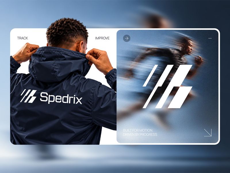Spedrix – Fitness Tracking & Sportswear Brand Identity for Performance-Driven Brands