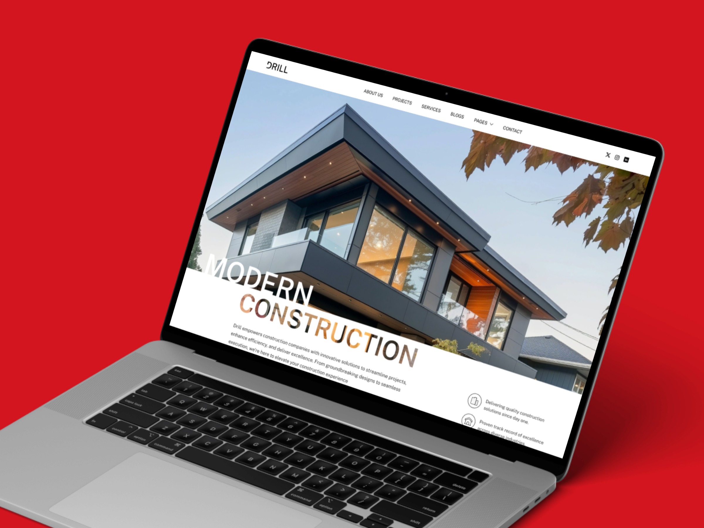 Drill - Construction Website