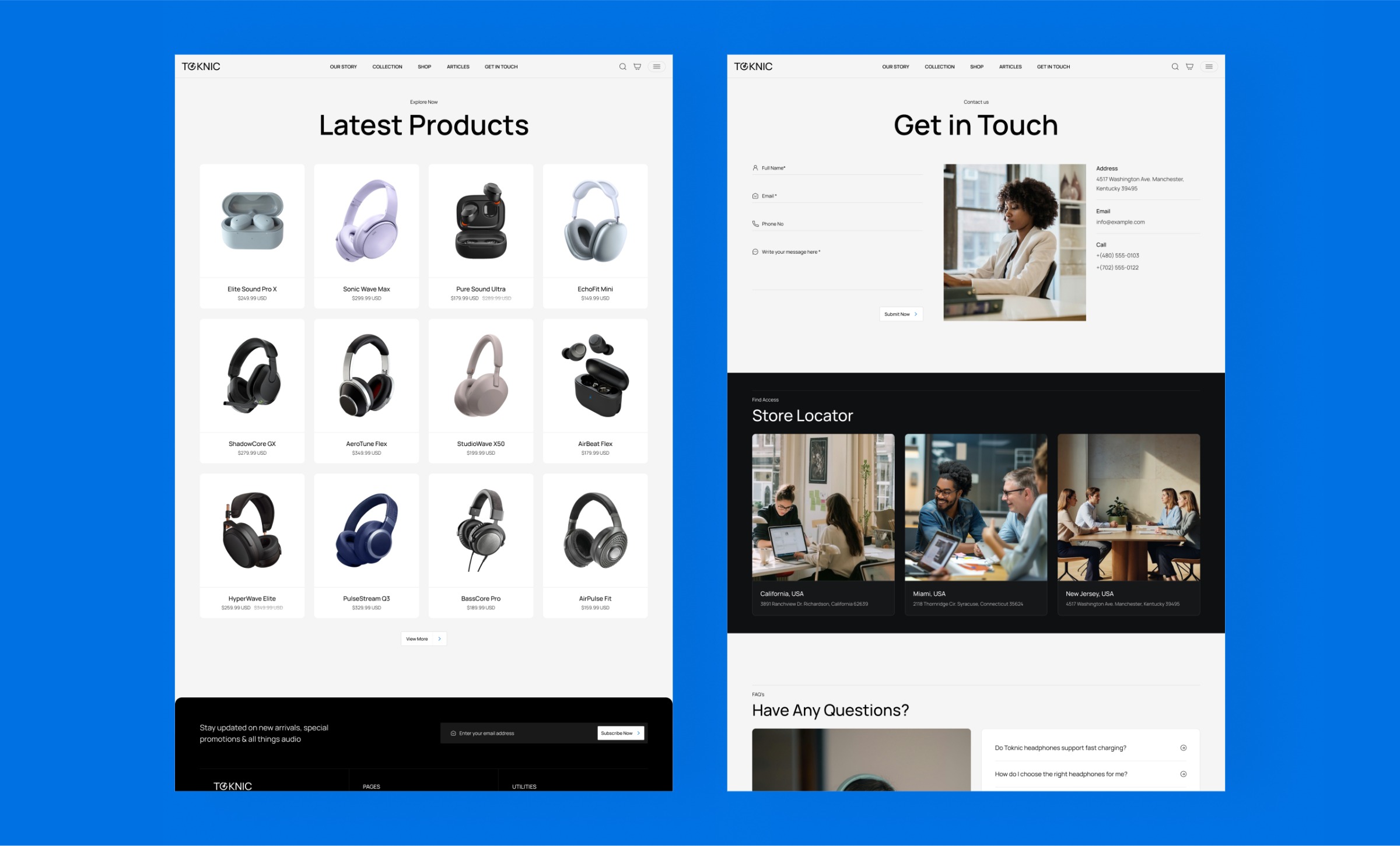 Toknic - Headphones & Earphones Store Image 1