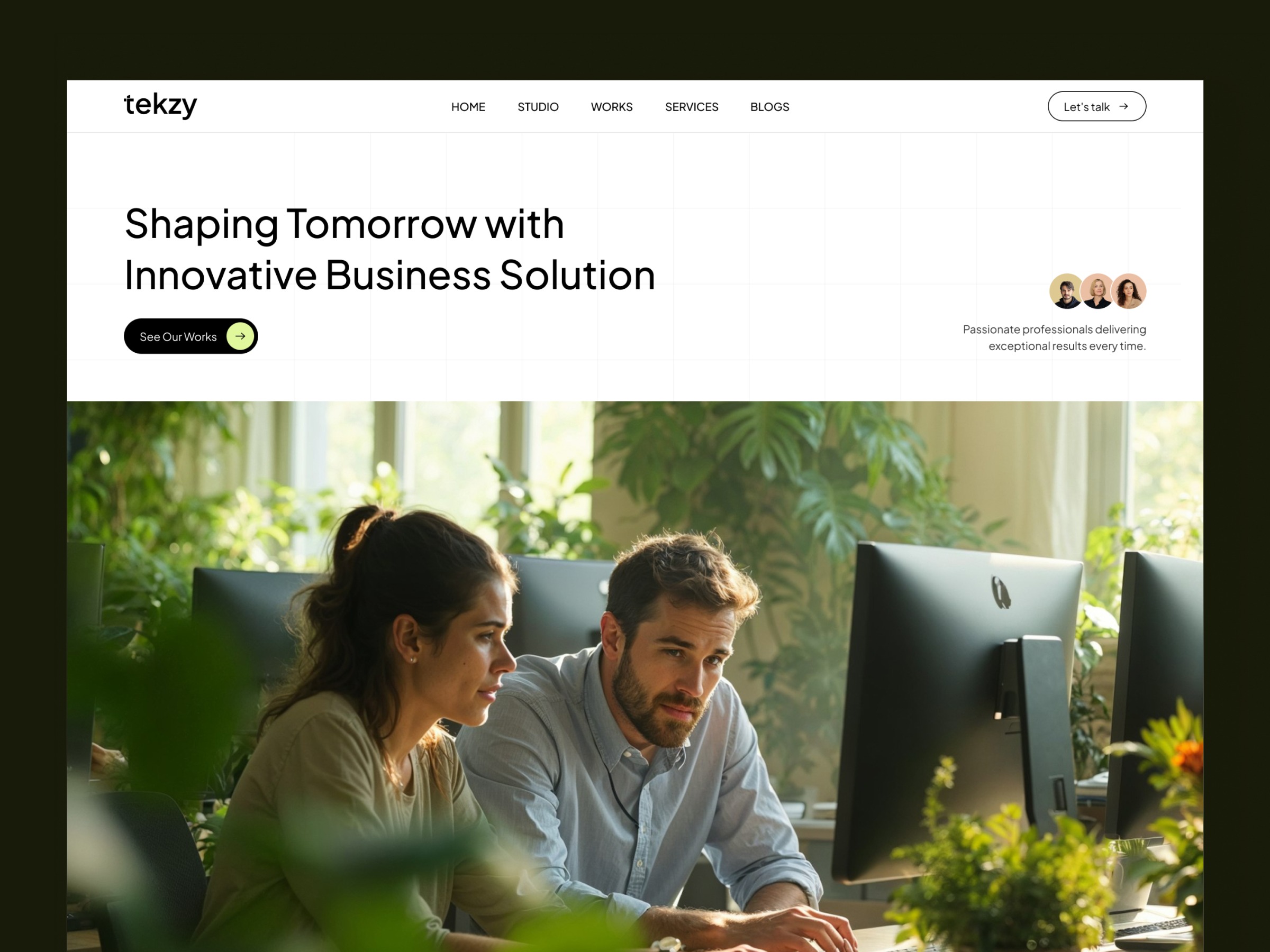 Tekzy - Portfolio & Agency