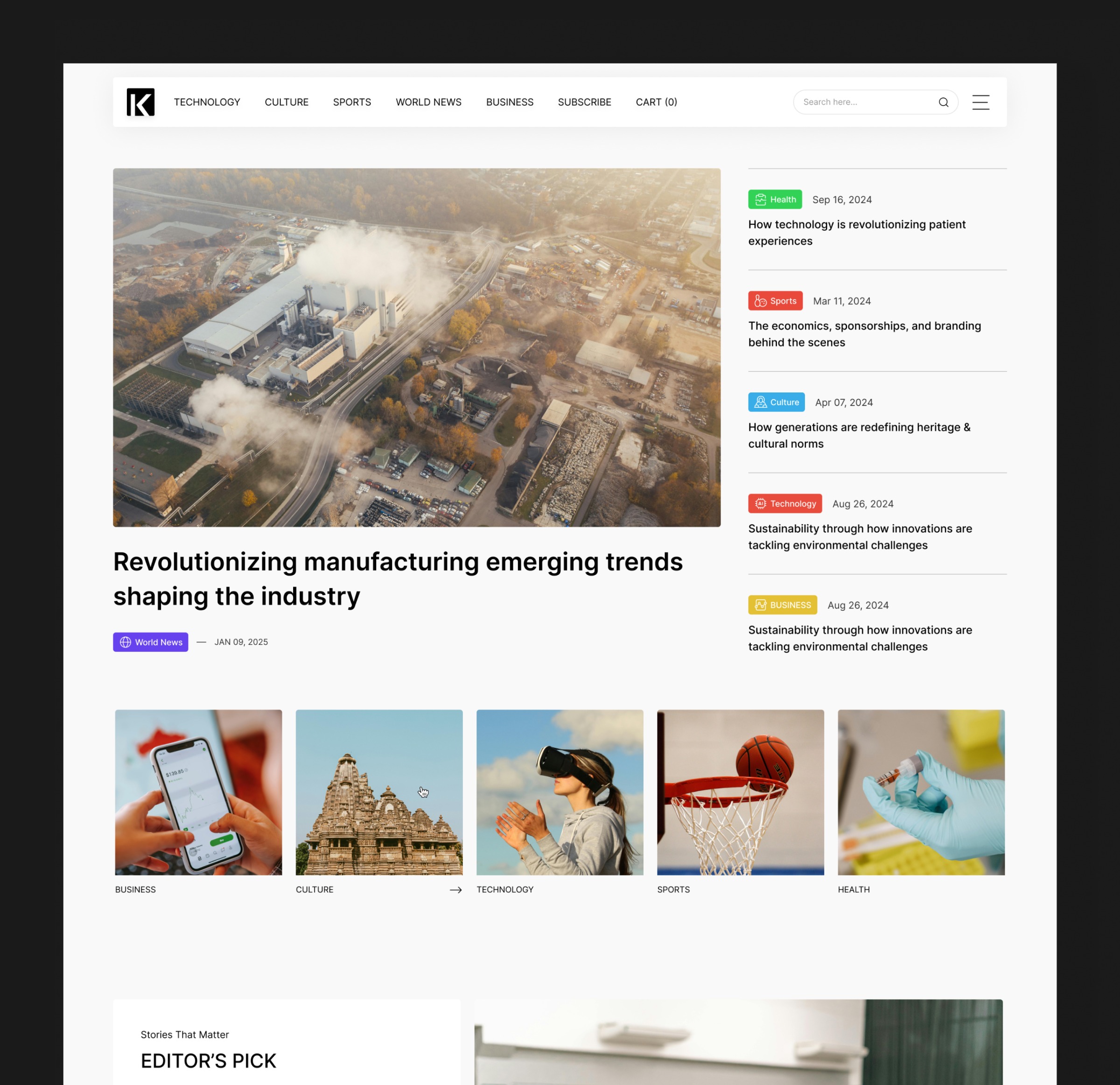 Kivzo - Blog & Magazine Website Image 0