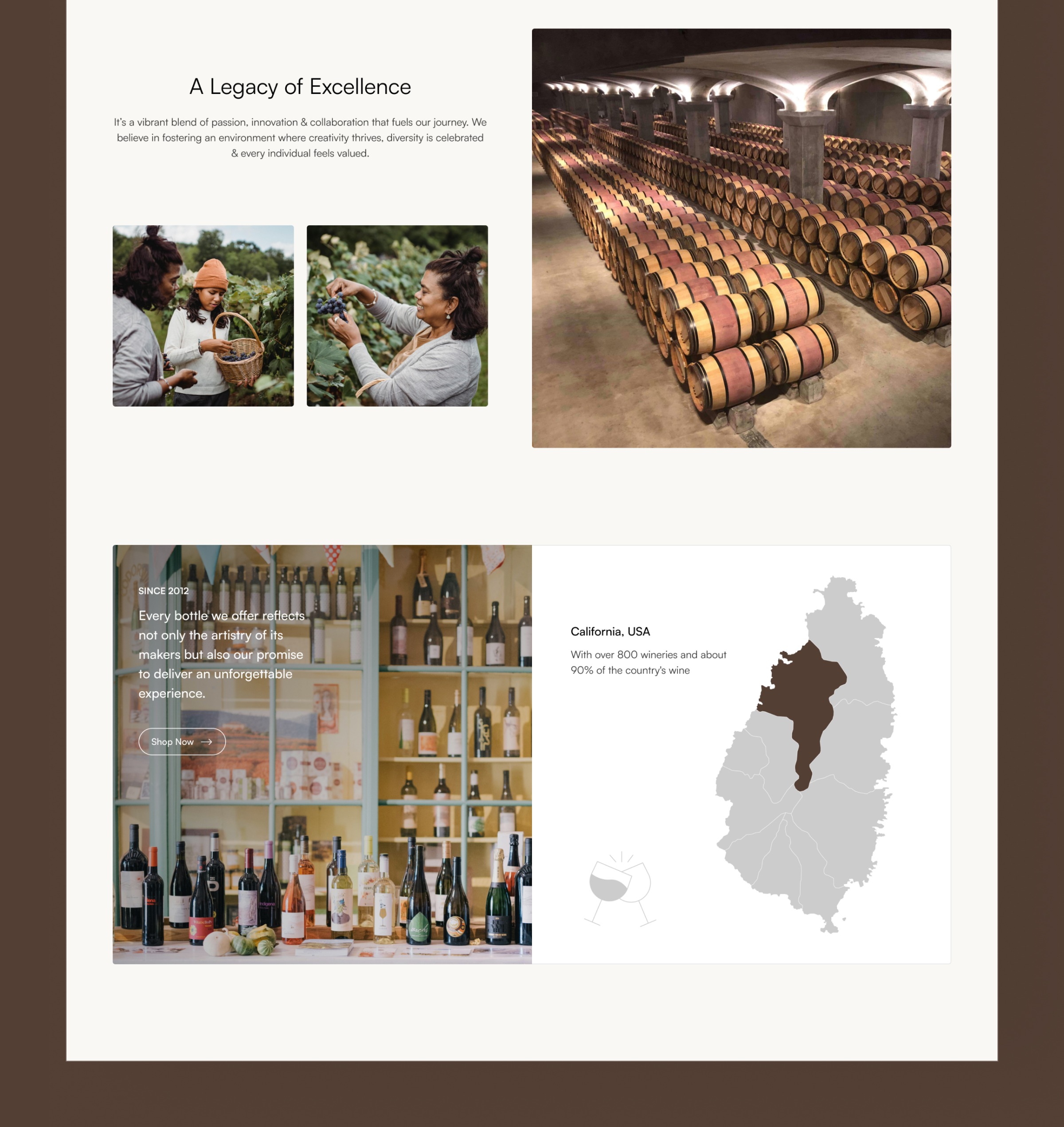 Vinsy - Wine & Beverages Website Image 1