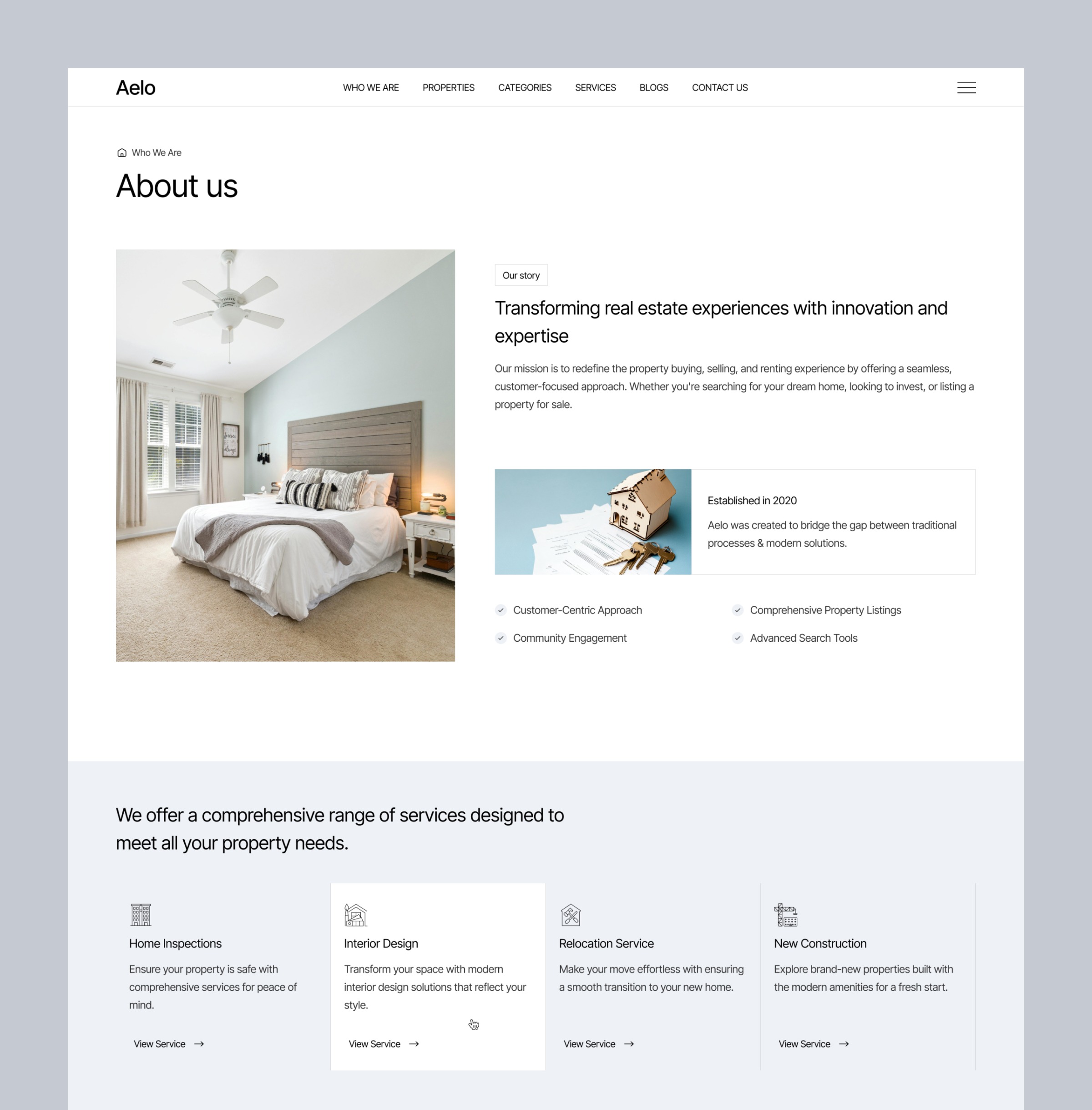 Aelo - Architecture Website Image 1