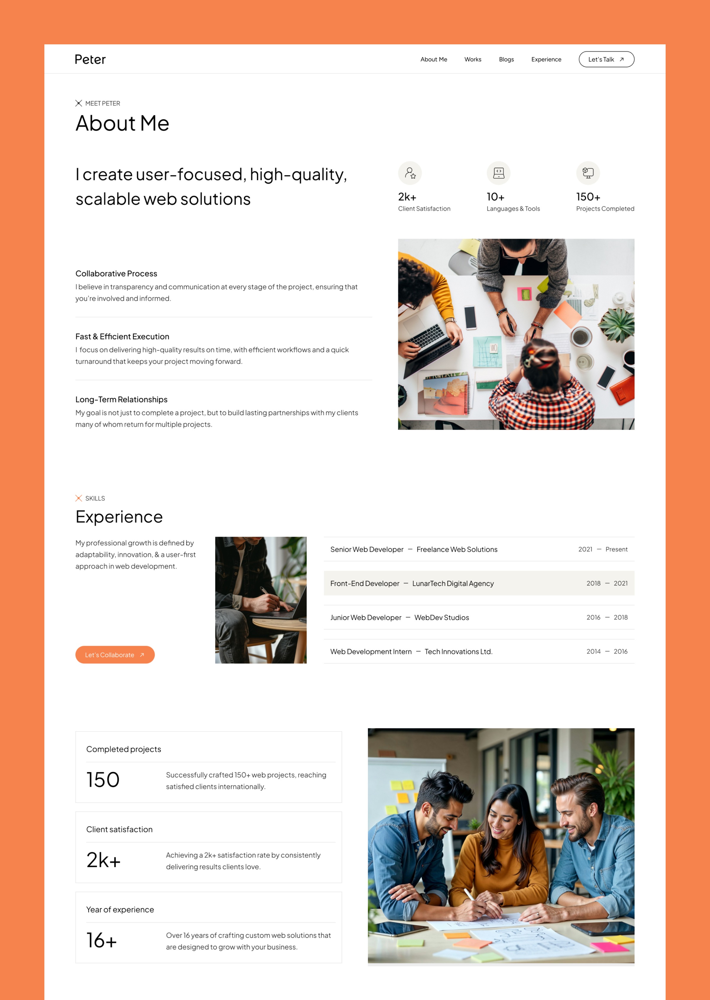 Peter - Portfolio & Personal Image 1