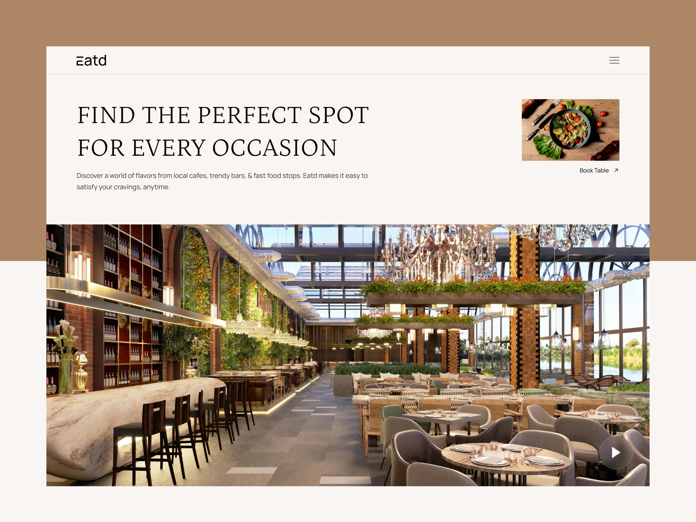 Eatd - Food & Drink Website Template