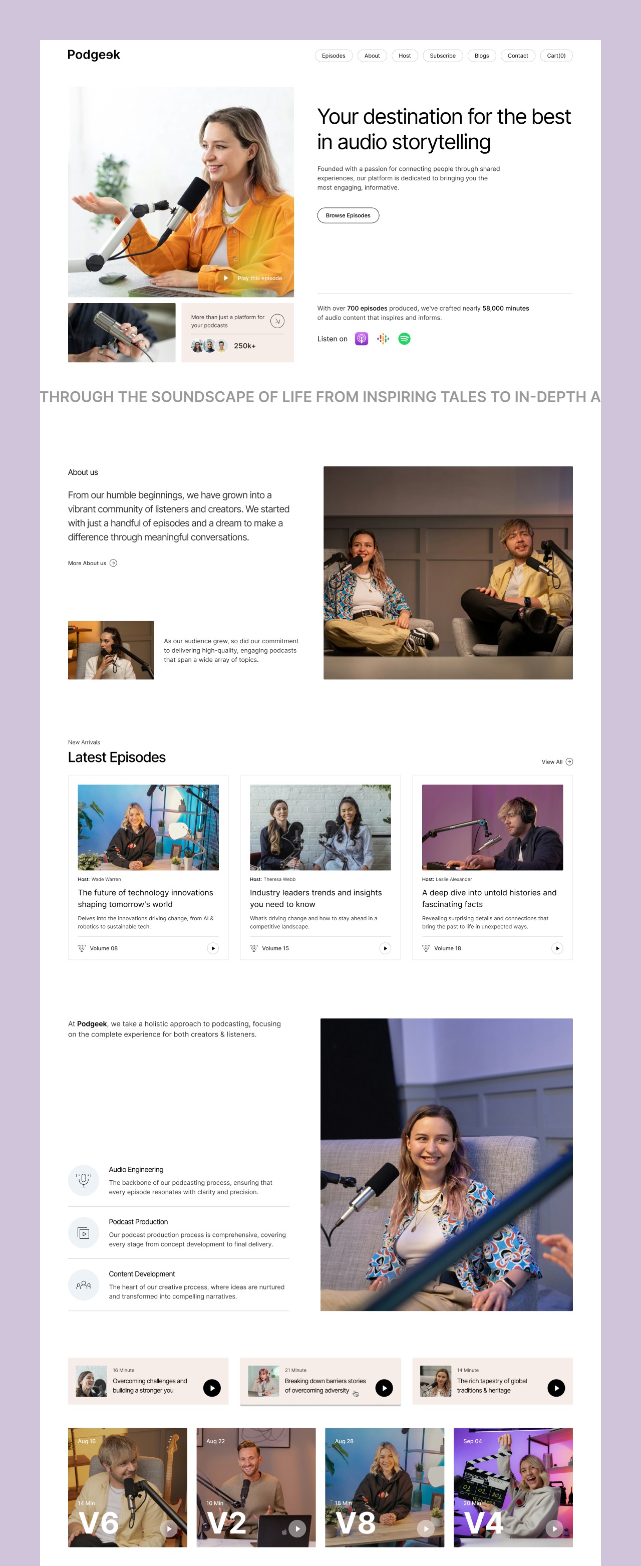 Podgeek - Podcast & Audio Website Template Image 0