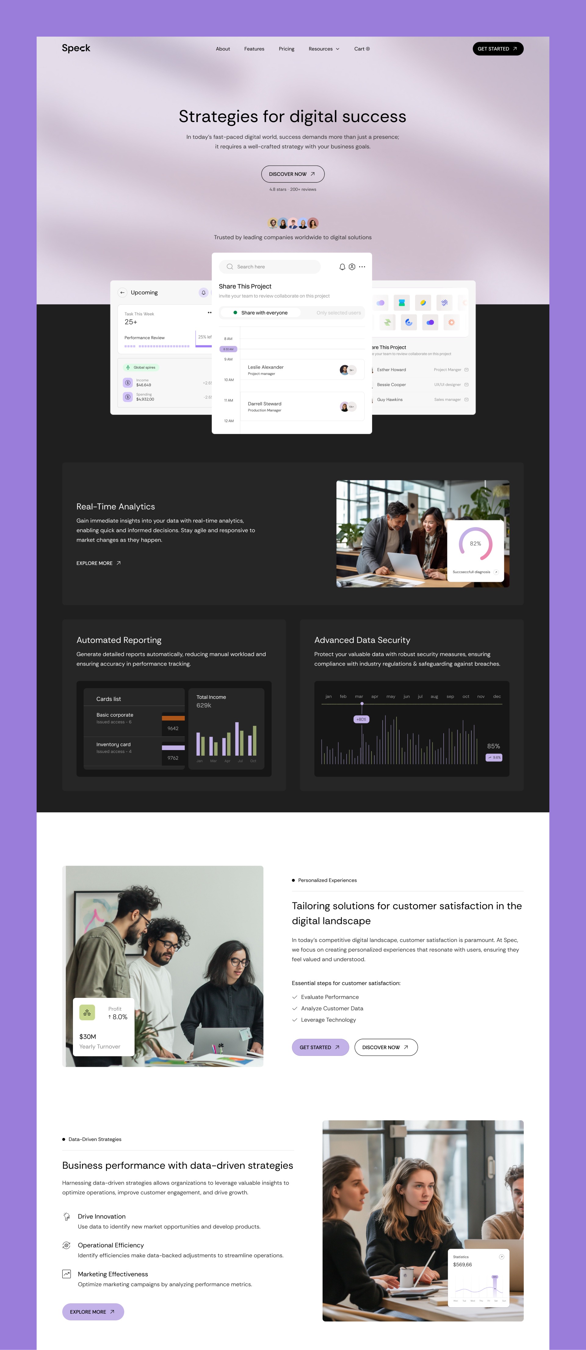 Speck - Technology Website Template Image 0