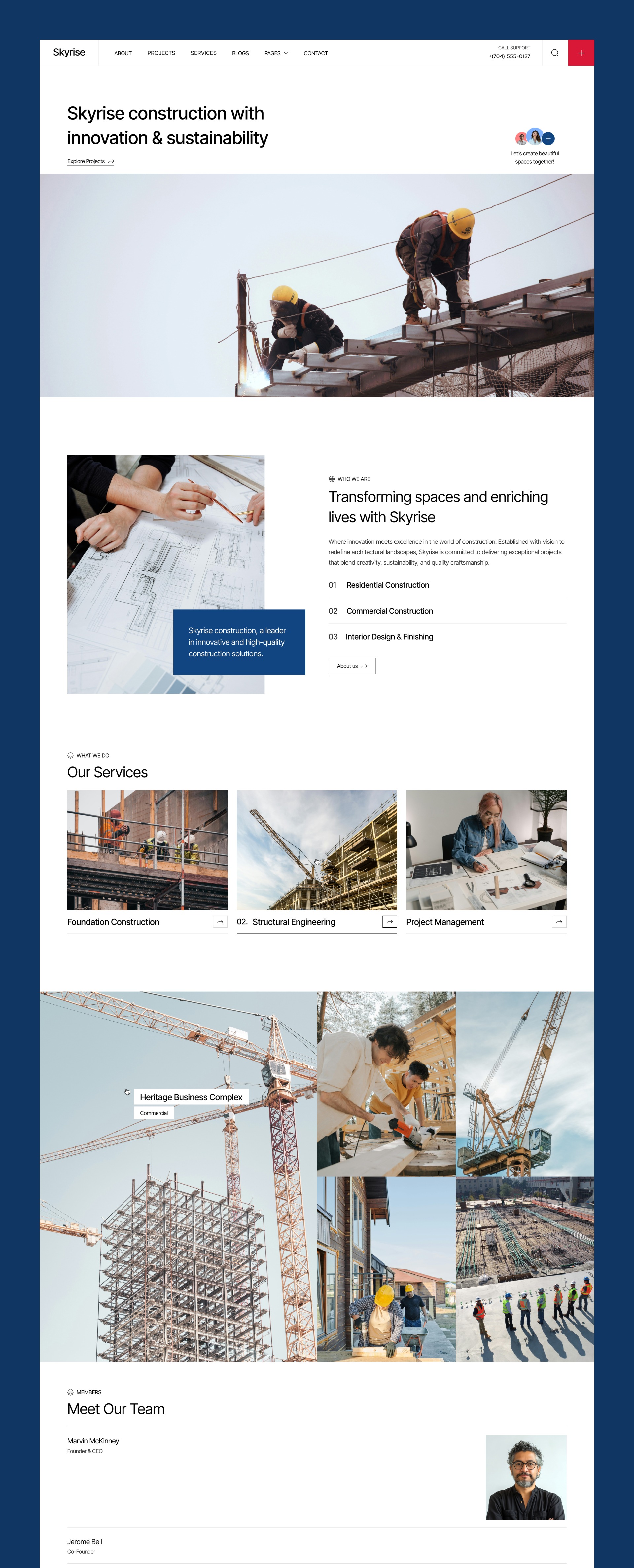 Skyrise - Home Services Website Template Image 0