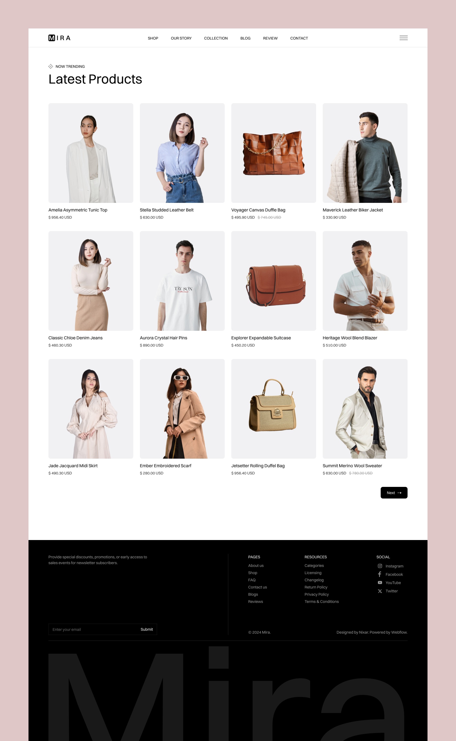 Mira Store - Retail & E-Commerce Website Template Image 1